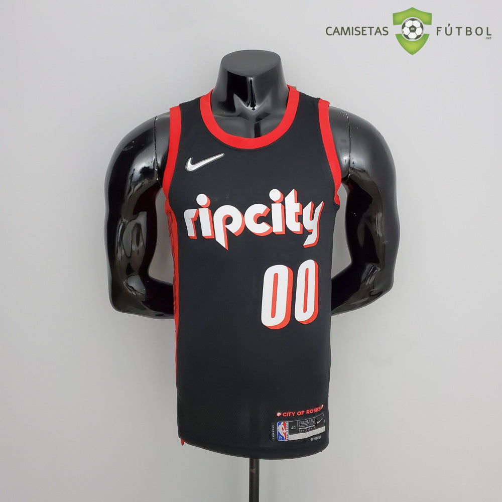 Camiseta Portland Trail Blazers 21-22 - Carmelo Anthony 00 Negro Nba