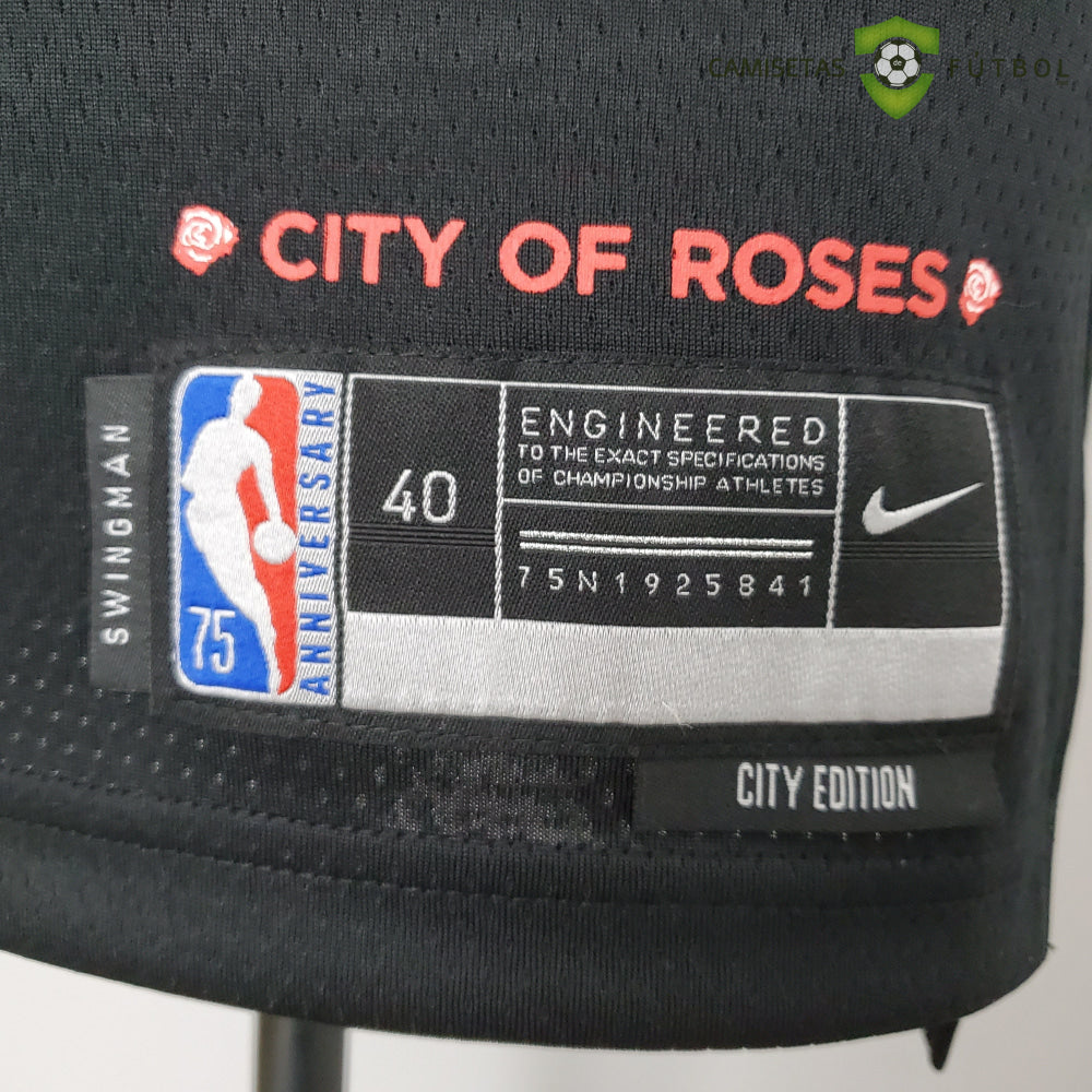Camiseta Portland Trail Blazers 21-22 - Carmelo Anthony 00 Negro Nba