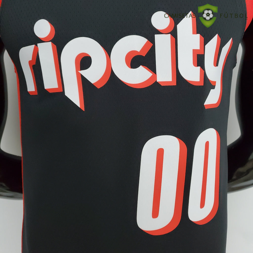 Camiseta Portland Trail Blazers 21-22 - Carmelo Anthony 00 Negro Nba