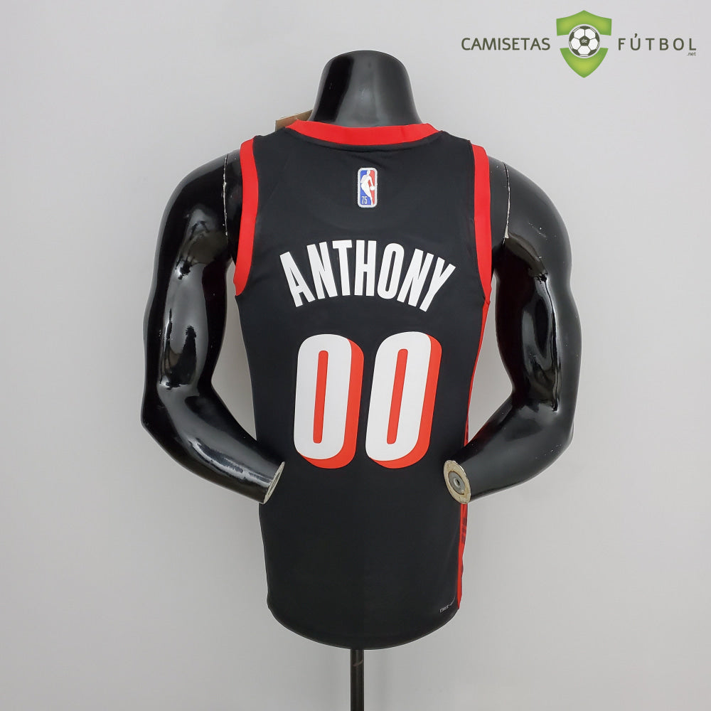 Camiseta Portland Trail Blazers 21-22 - Carmelo Anthony 00 Negro Nba