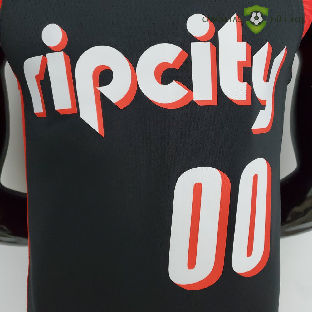 Camiseta Portland Trail Blazers 21-22 - Carmelo Anthony 00 Negro Nba