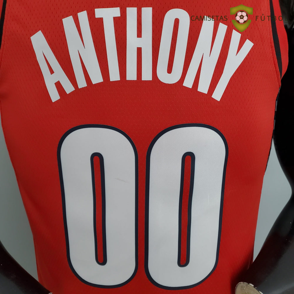 Camiseta Portland Trail Blazers 21-22 - Carmelo Anthony 00 Rojo Nba