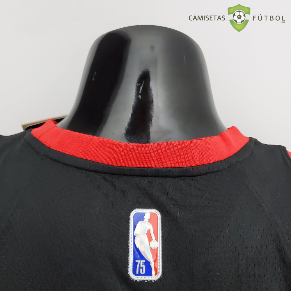Camiseta Portland Trail Blazers 21-22 - Damian Lillard 0 Negro Nba