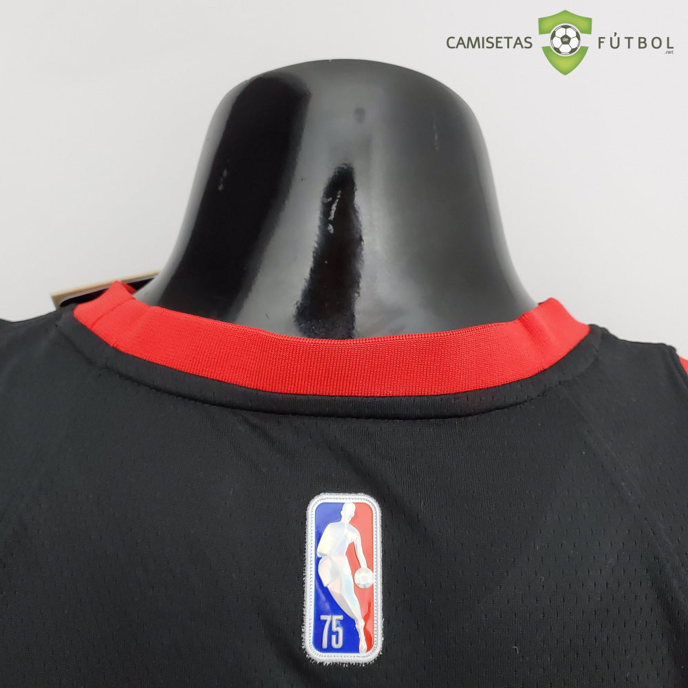 Camiseta Portland Trail Blazers 21-22 - Damian Lillard 0 Negro Nba