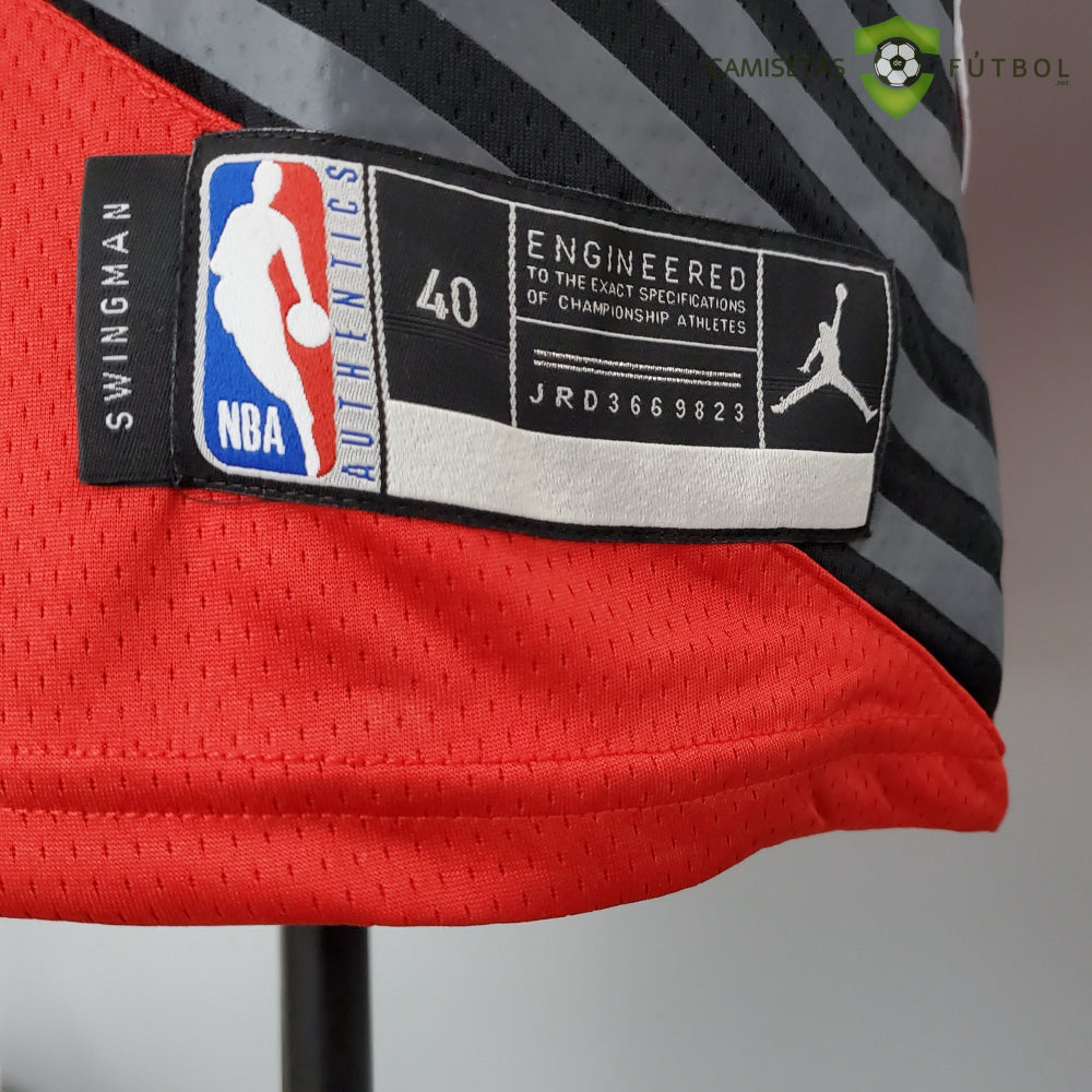 Camiseta Portland Trail Blazers 21-22 - Damian Lillard 0 Rojo Nba
