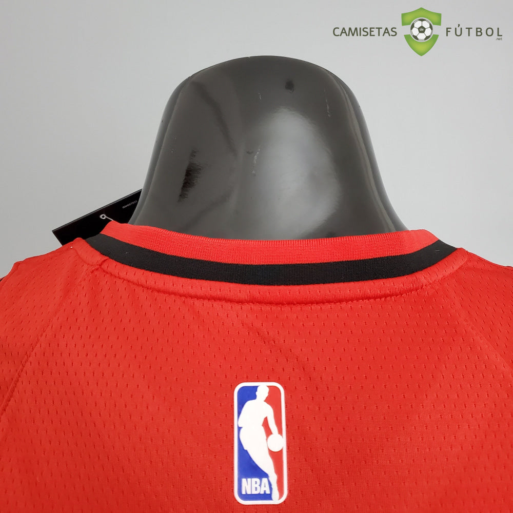 Camiseta Portland Trail Blazers 21-22 - Damian Lillard 0 Rojo Nba