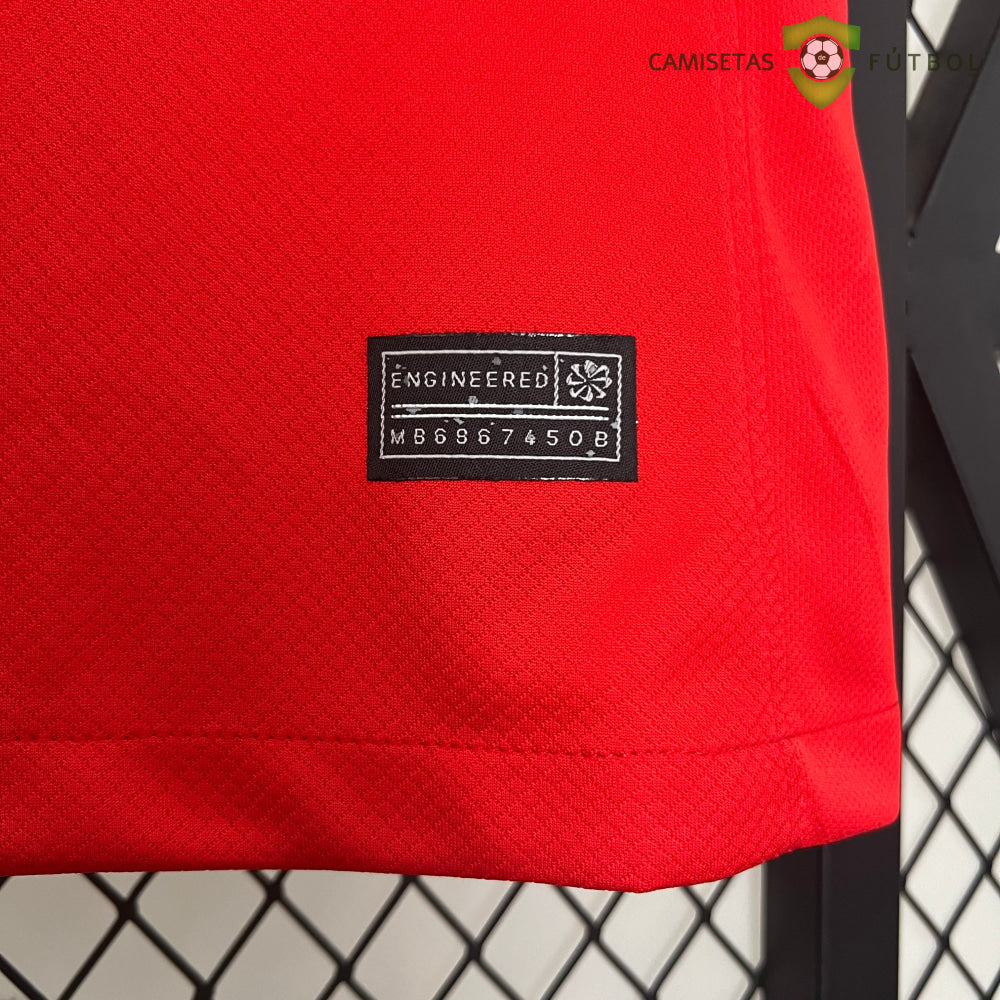 Camiseta Portugal 24-25 Local Uefa Euro 2024 Femenina De Futbol
