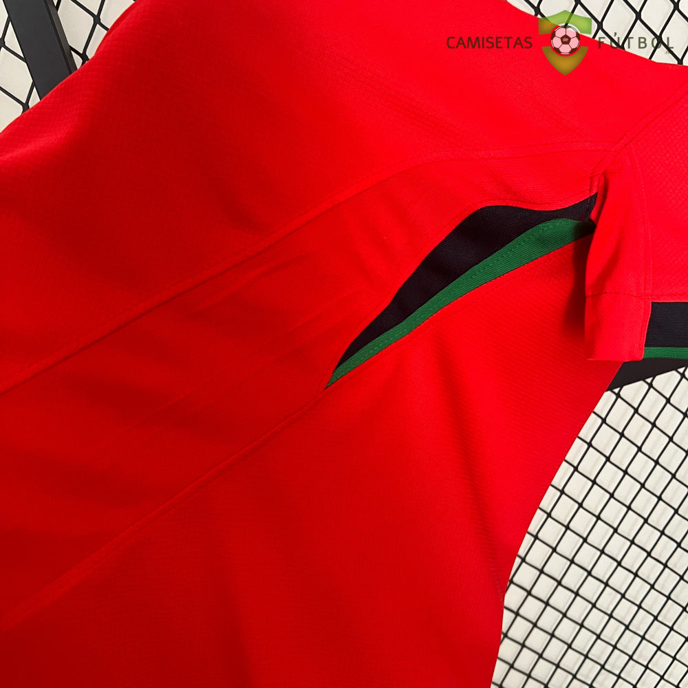 Camiseta Portugal 24-25 Local Uefa Euro 2024 Femenina De Futbol