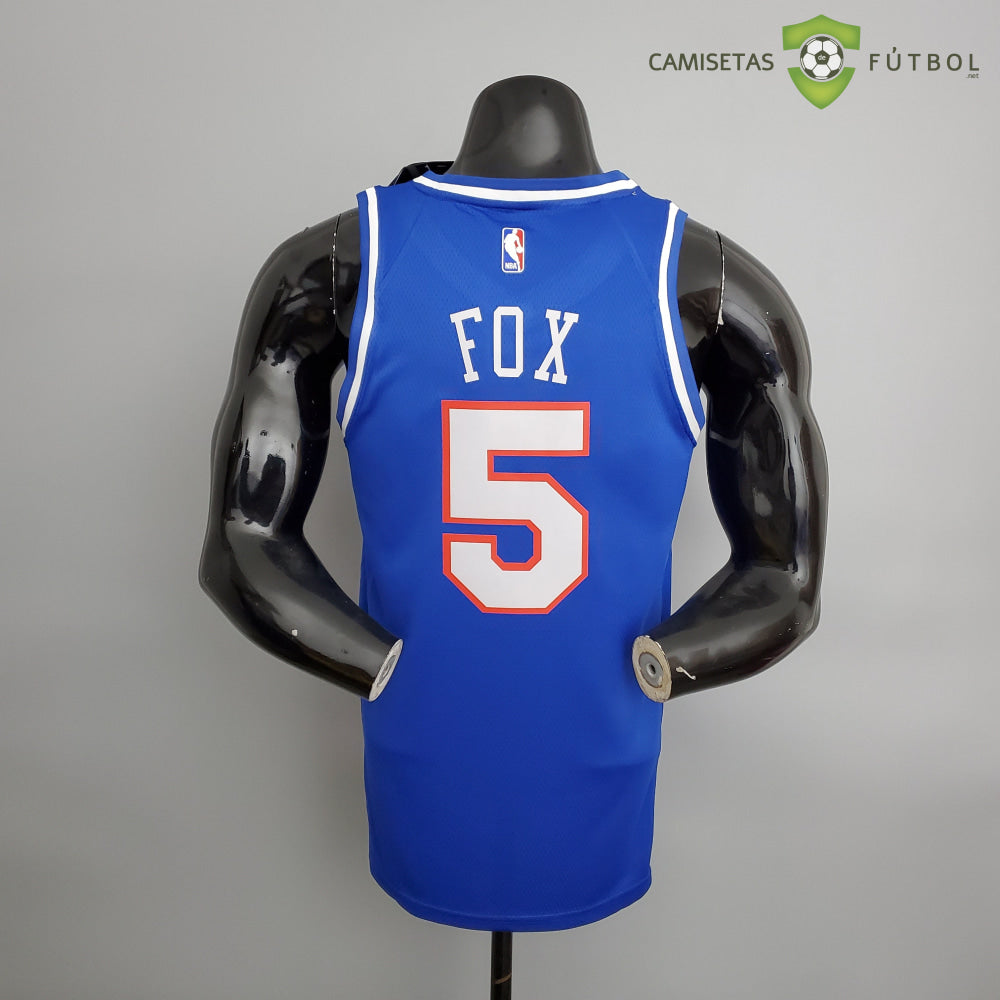 Camiseta Sacramento Kings 21-22 - Deaaron Fox 5 Azul Nba