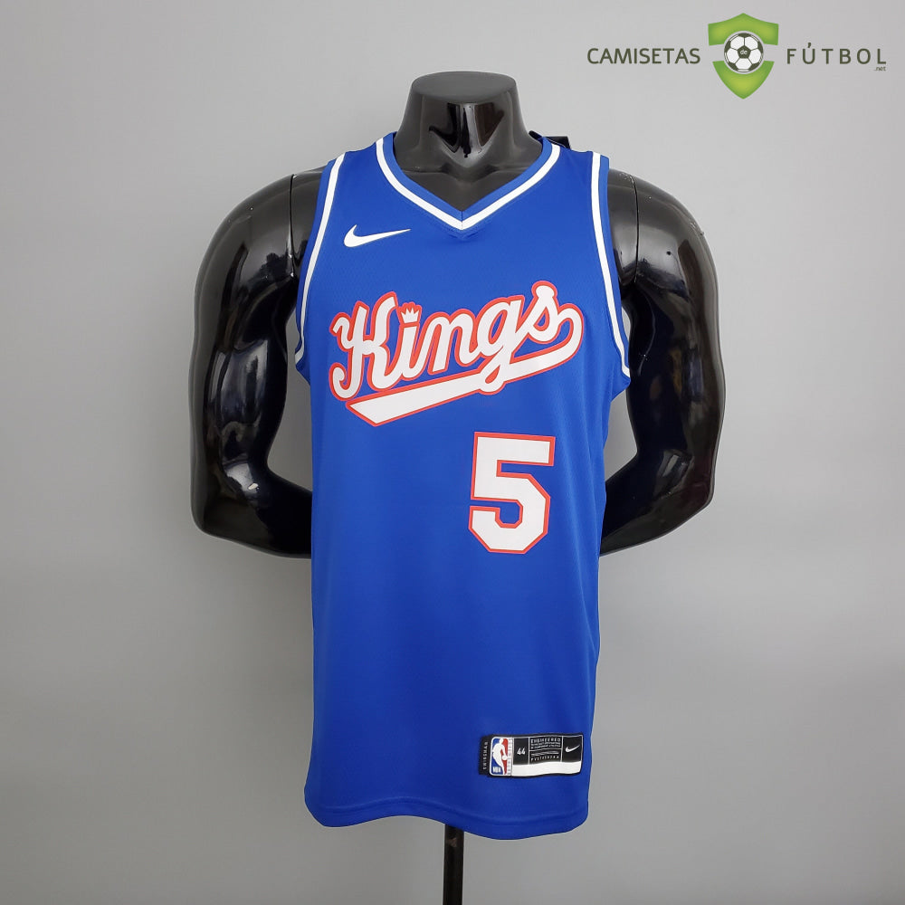 Camiseta Sacramento Kings 21-22 - Deaaron Fox 5 Azul Nba
