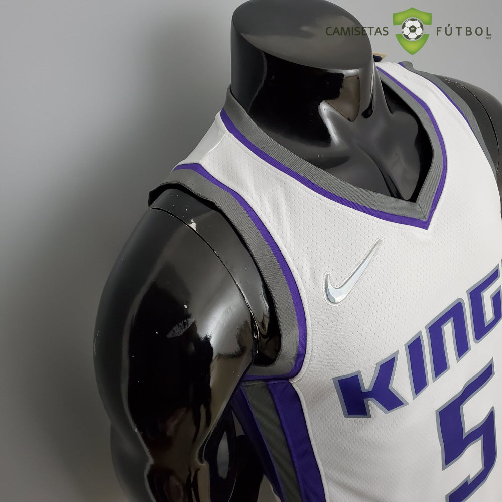 Camiseta Sacramento Kings 21-22 - Deaaron Fox 5 Blanco Nba