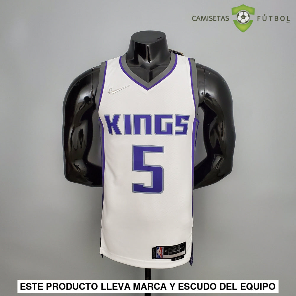 Camiseta Sacramento Kings 21-22 - Deaaron Fox 5 Blanco Nba