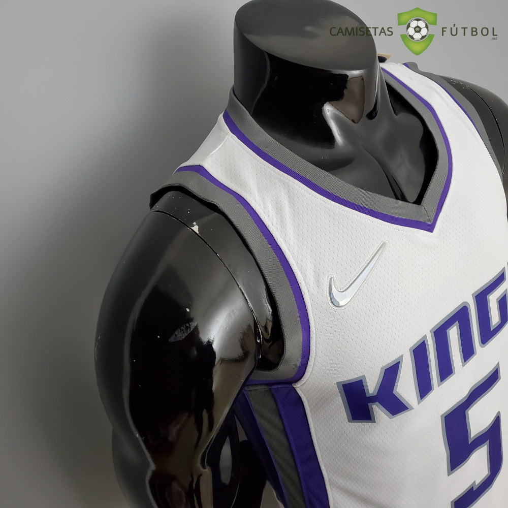 Camiseta Sacramento Kings 21-22 - Deaaron Fox 5 Blanco Nba