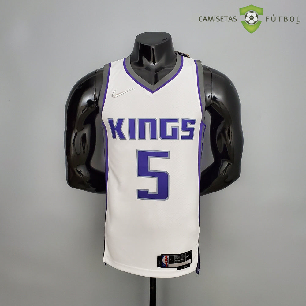 Camiseta Sacramento Kings 21-22 - Deaaron Fox 5 Blanco Nba