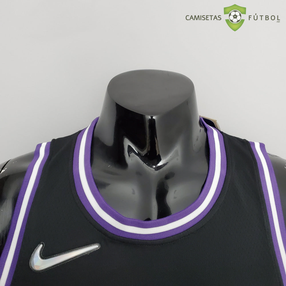 Camiseta Sacramento Kings 21-22 - Deaaron Fox 5 Negro Nba