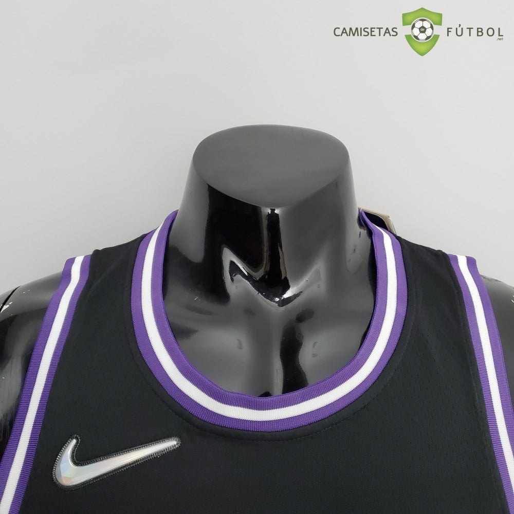 Camiseta Sacramento Kings 21-22 - Deaaron Fox 5 Negro Nba