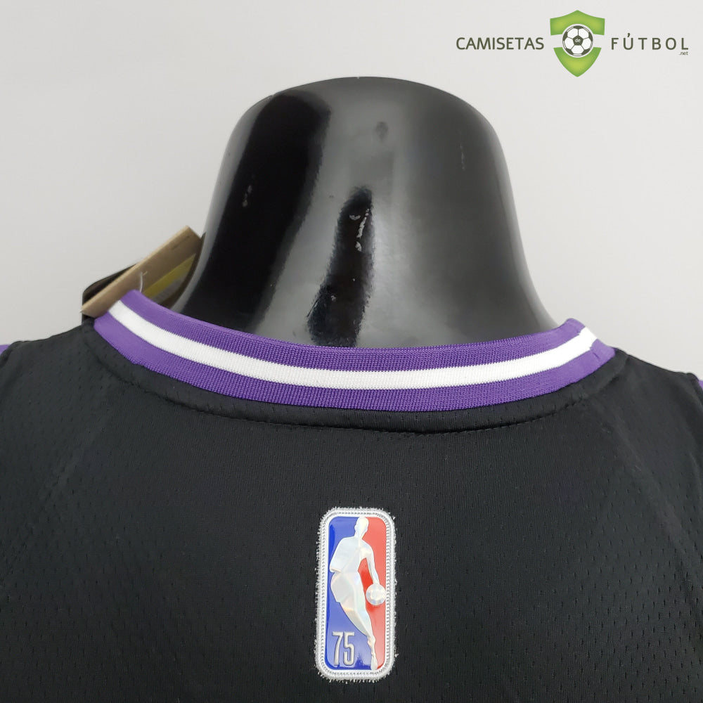 Camiseta Sacramento Kings 21-22 - Deaaron Fox 5 Negro Nba
