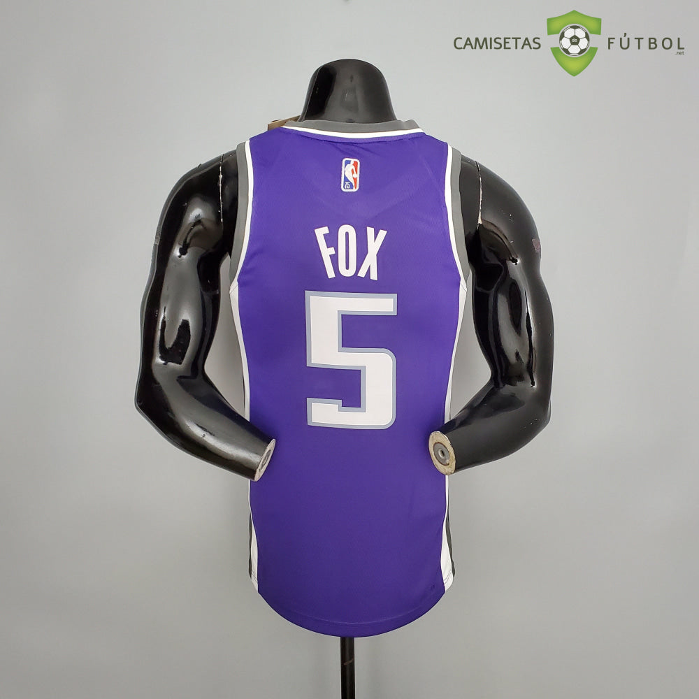 Camiseta Sacramento Kings 21-22 - Deaaron Fox 5 Violeta Nba