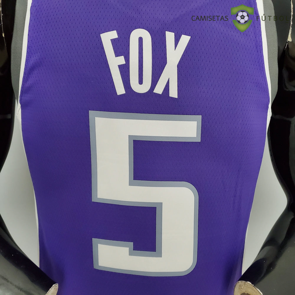 Camiseta Sacramento Kings 21-22 - Deaaron Fox 5 Violeta Nba