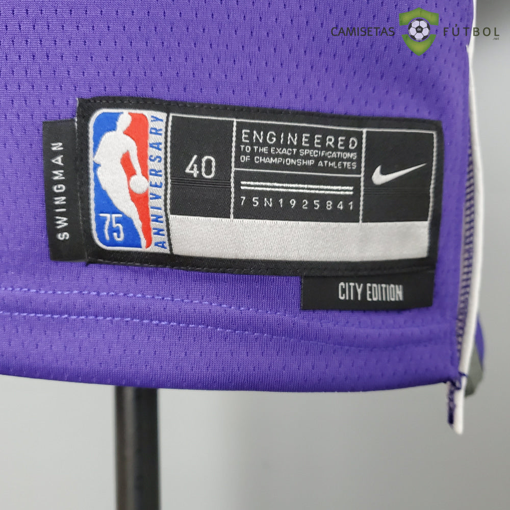 Camiseta Sacramento Kings 21-22 - Deaaron Fox 5 Violeta Nba