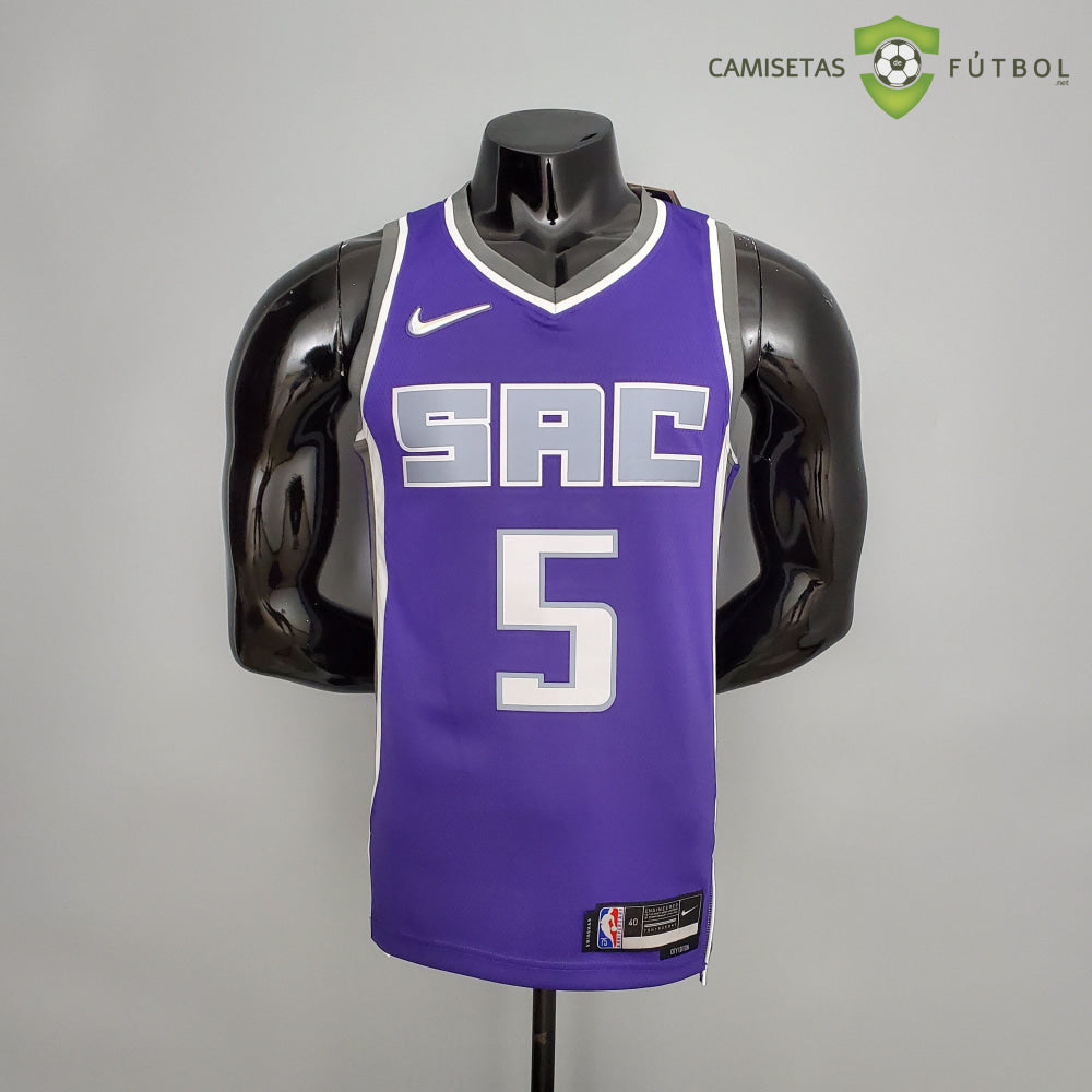 Camiseta Sacramento Kings 21-22 - Deaaron Fox 5 Violeta Nba