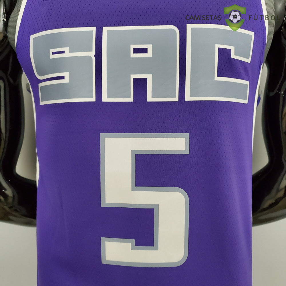 Camiseta Sacramento Kings 21-22 - Deaaron Fox 5 Violeta Nba