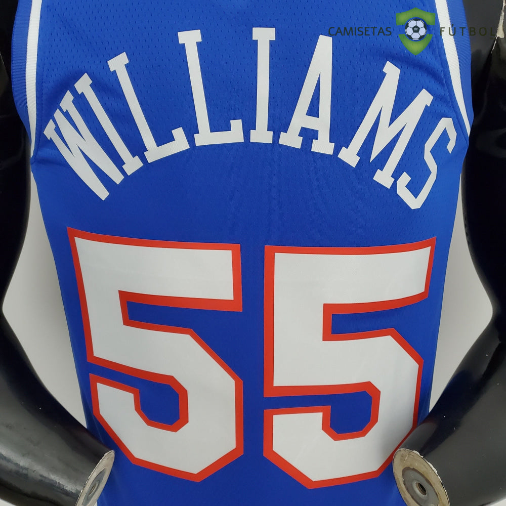 Camiseta Sacramento Kings 21-22 - Jason Williams 55 Azul Nba