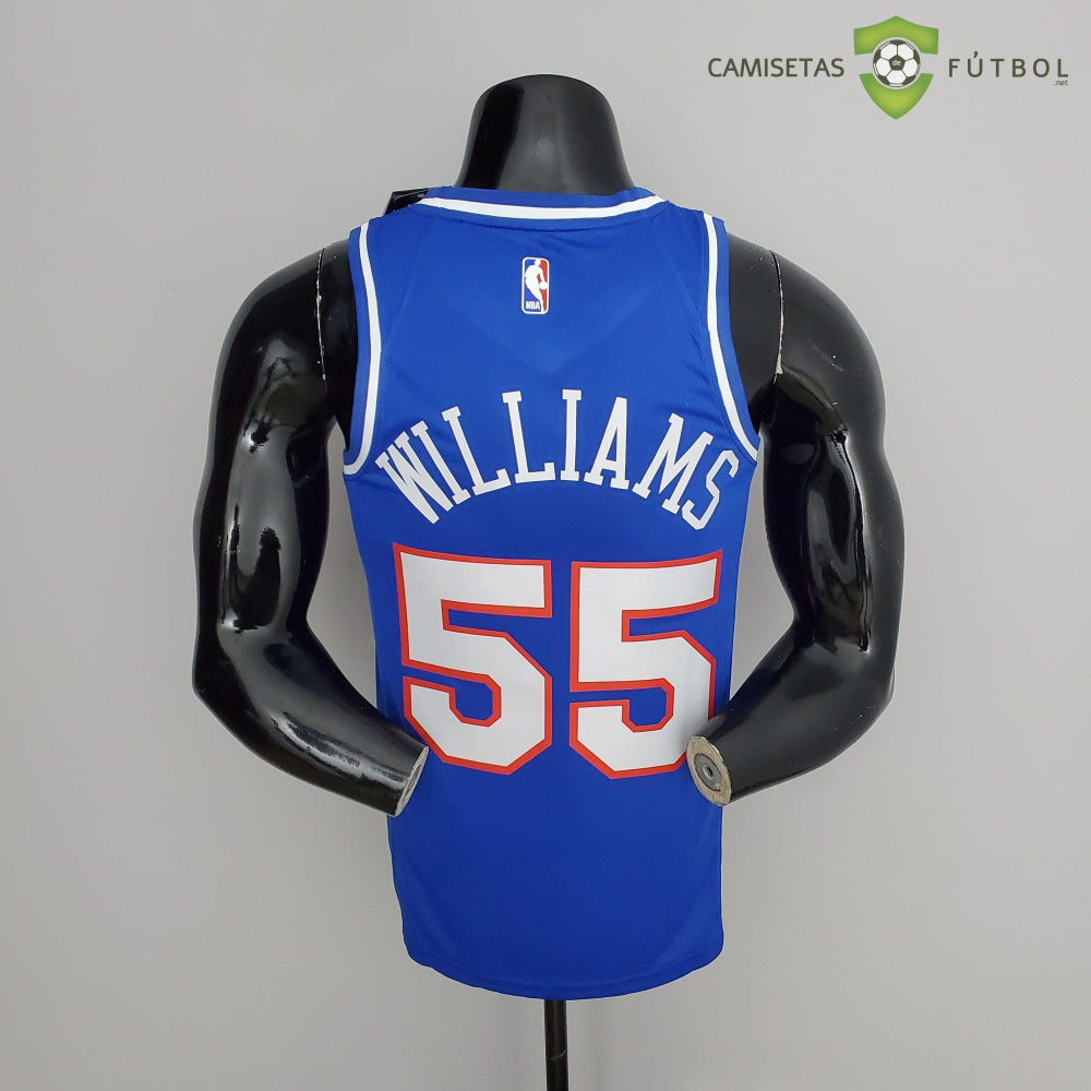 Camiseta Sacramento Kings 21-22 - Jason Williams 55 Azul Nba