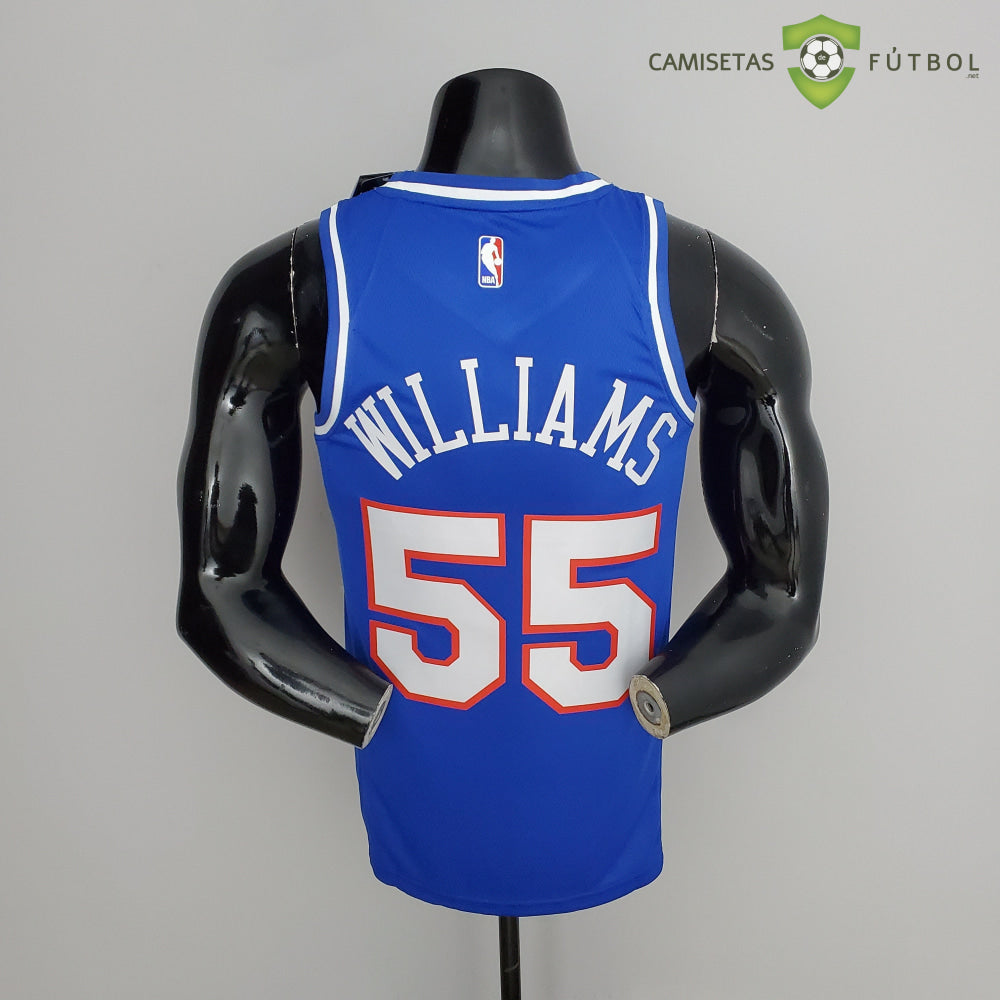 Camiseta Sacramento Kings 21-22 - Jason Williams 55 Azul Nba