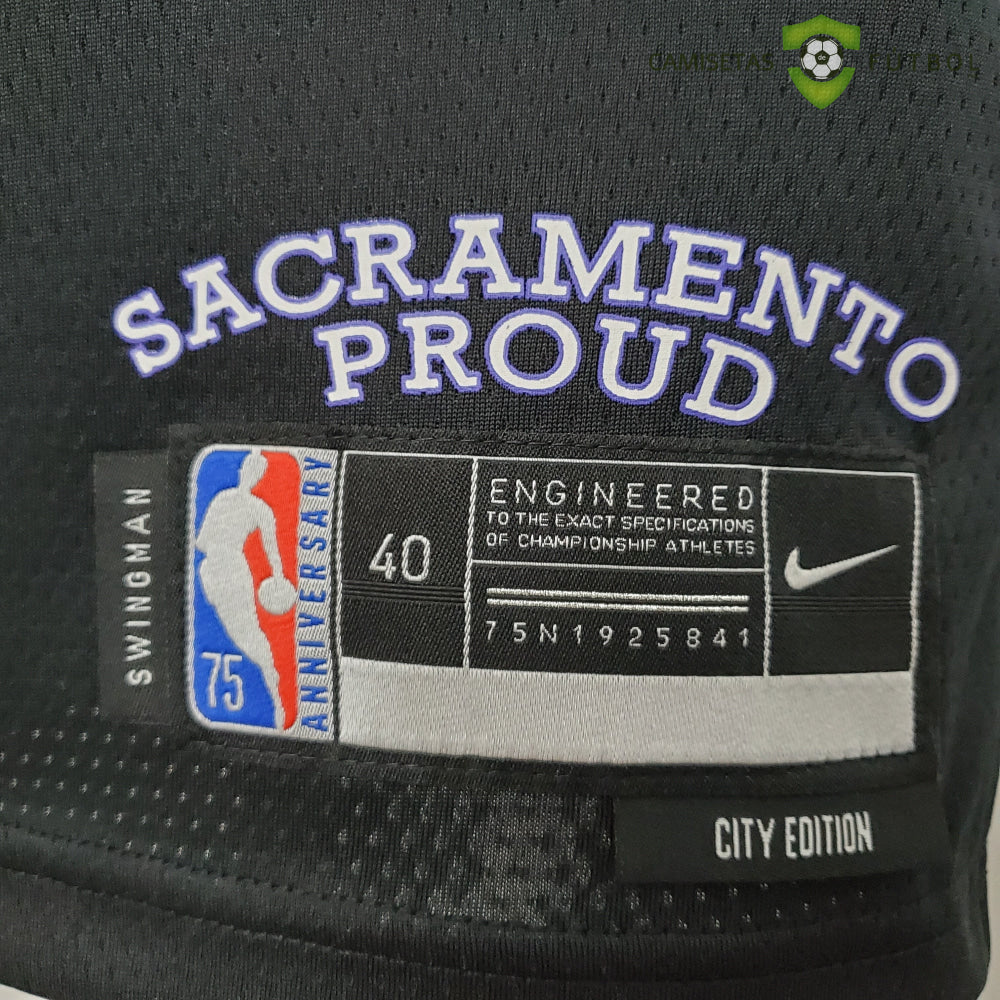 Camiseta Sacramento Kings 21-22 - Jason Williams 55 Negro Nba