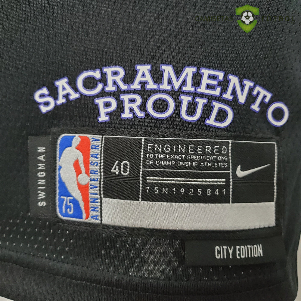 Camiseta Sacramento Kings 21-22 - Jason Williams 55 Negro Nba