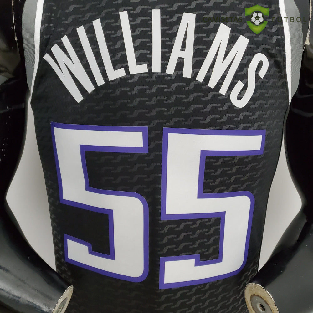 Camiseta Sacramento Kings 21-22 - Jason Williams 55 Negro Gris Nba