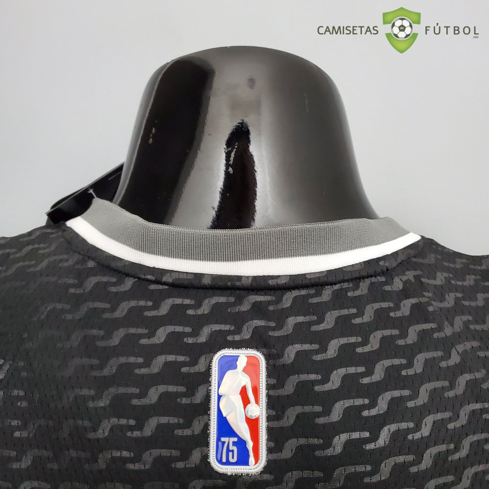 Camiseta Sacramento Kings 21-22 - Neemias Queta 88 Negro Gris Nba