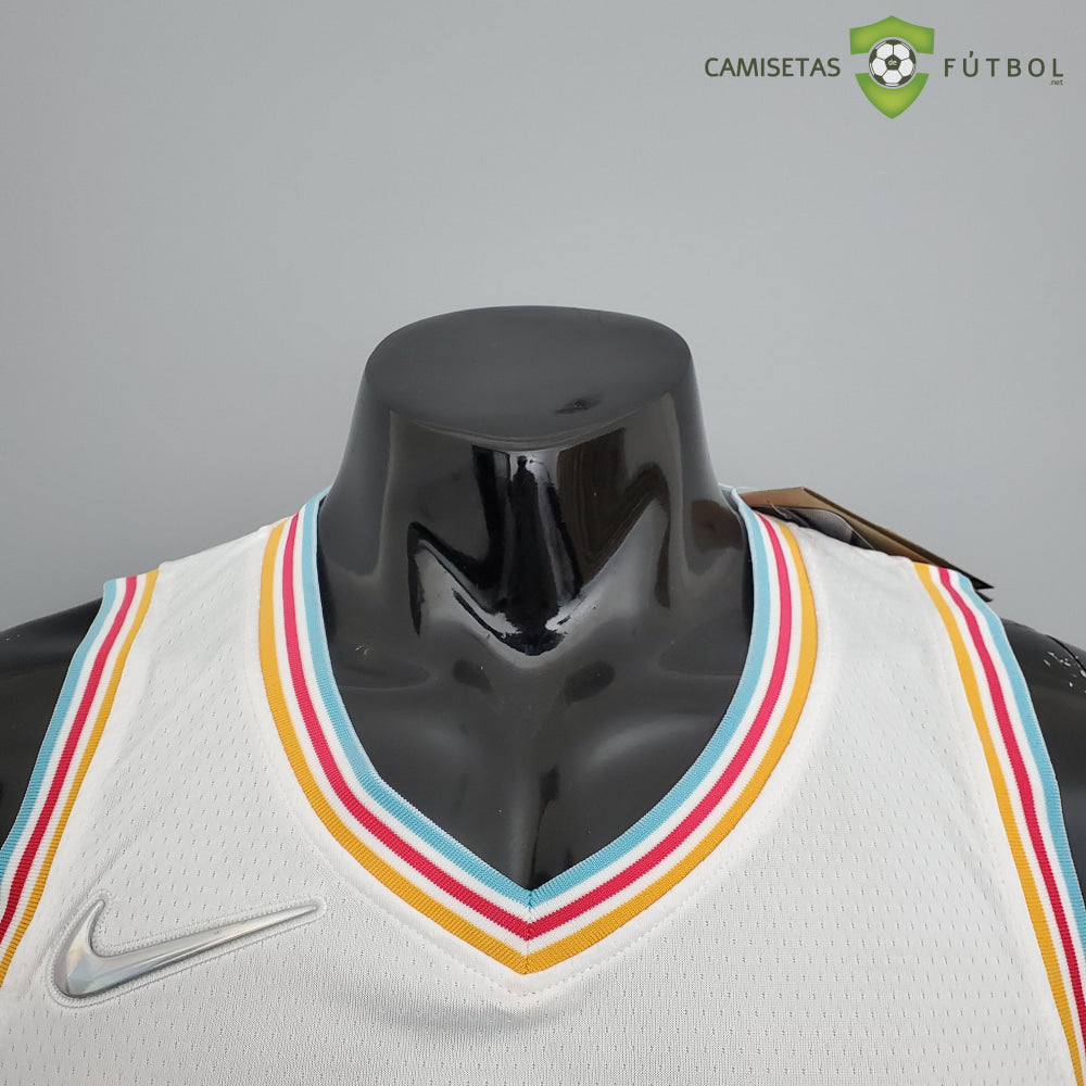 Camiseta San Antonio Spurs 21-22 - Dejounte Murray 5 Blanco/Colores Nba