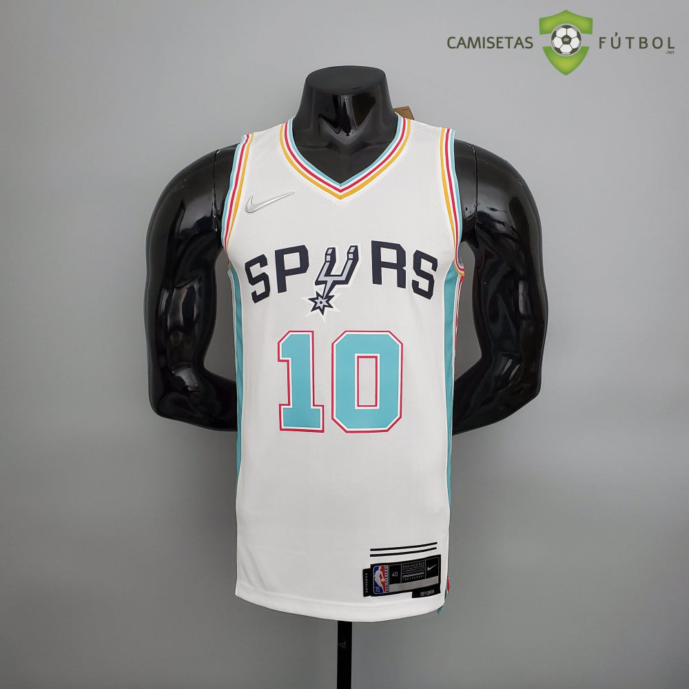 Camiseta San Antonio Spurs 21-22 - Demar Derozan 10 Blanco/Colores Nba