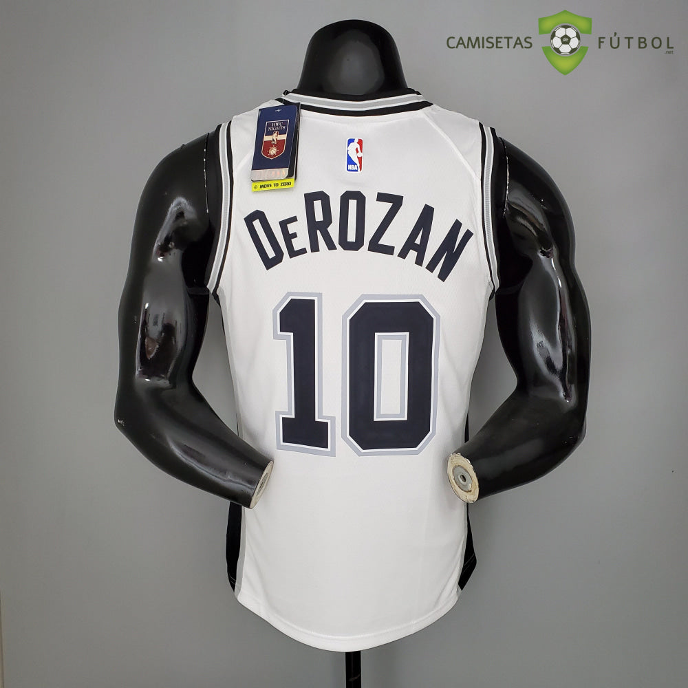 Camiseta San Antonio Spurs 21-22 - Demar Derozan 10 Blanco Nba