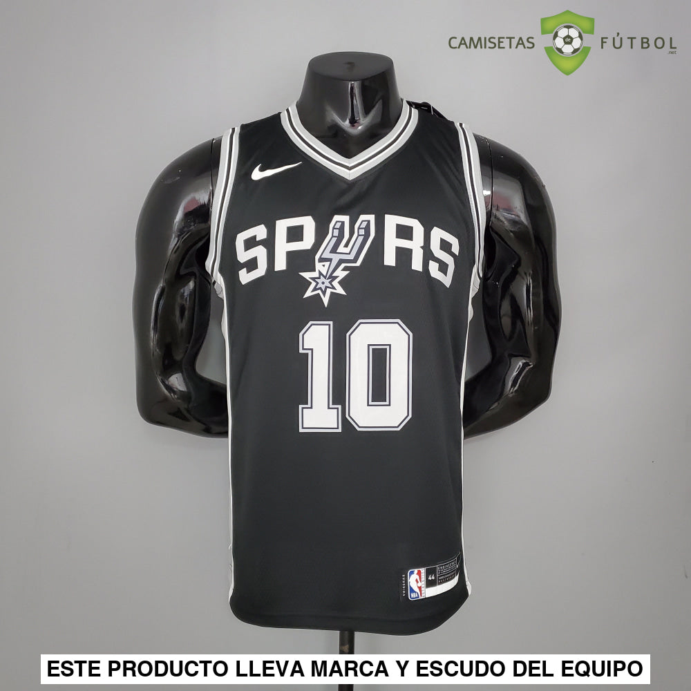 Camiseta San Antonio Spurs 21-22 - Demar Derozan 10 Negro Nba
