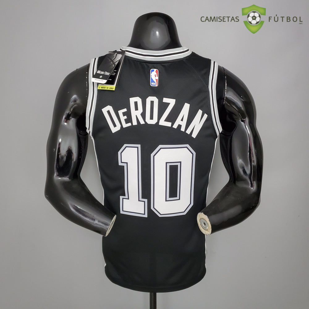 Camiseta San Antonio Spurs 21-22 - Demar Derozan 10 Negro Nba