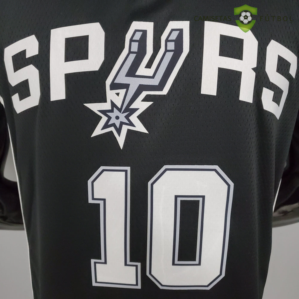 Camiseta San Antonio Spurs 21-22 - Demar Derozan 10 Negro Nba