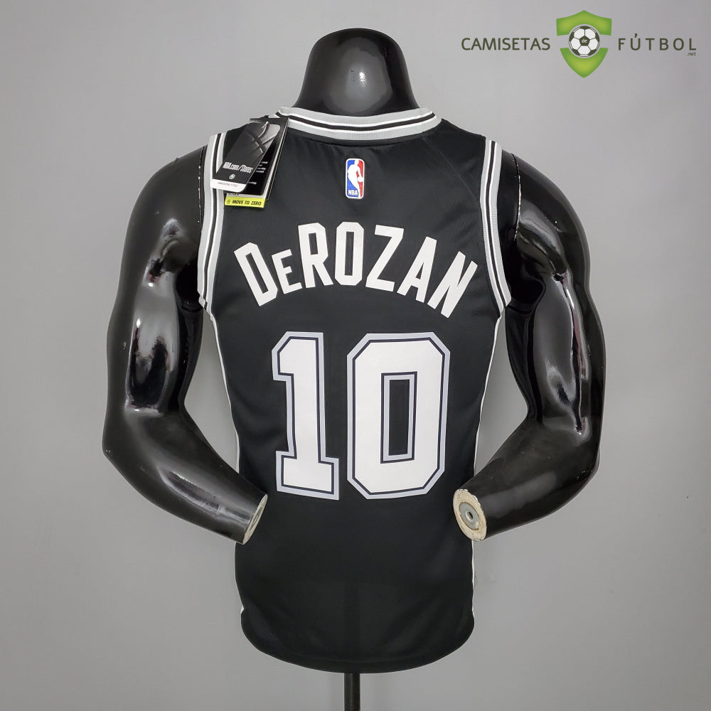 Camiseta San Antonio Spurs 21-22 - Demar Derozan 10 Negro Nba