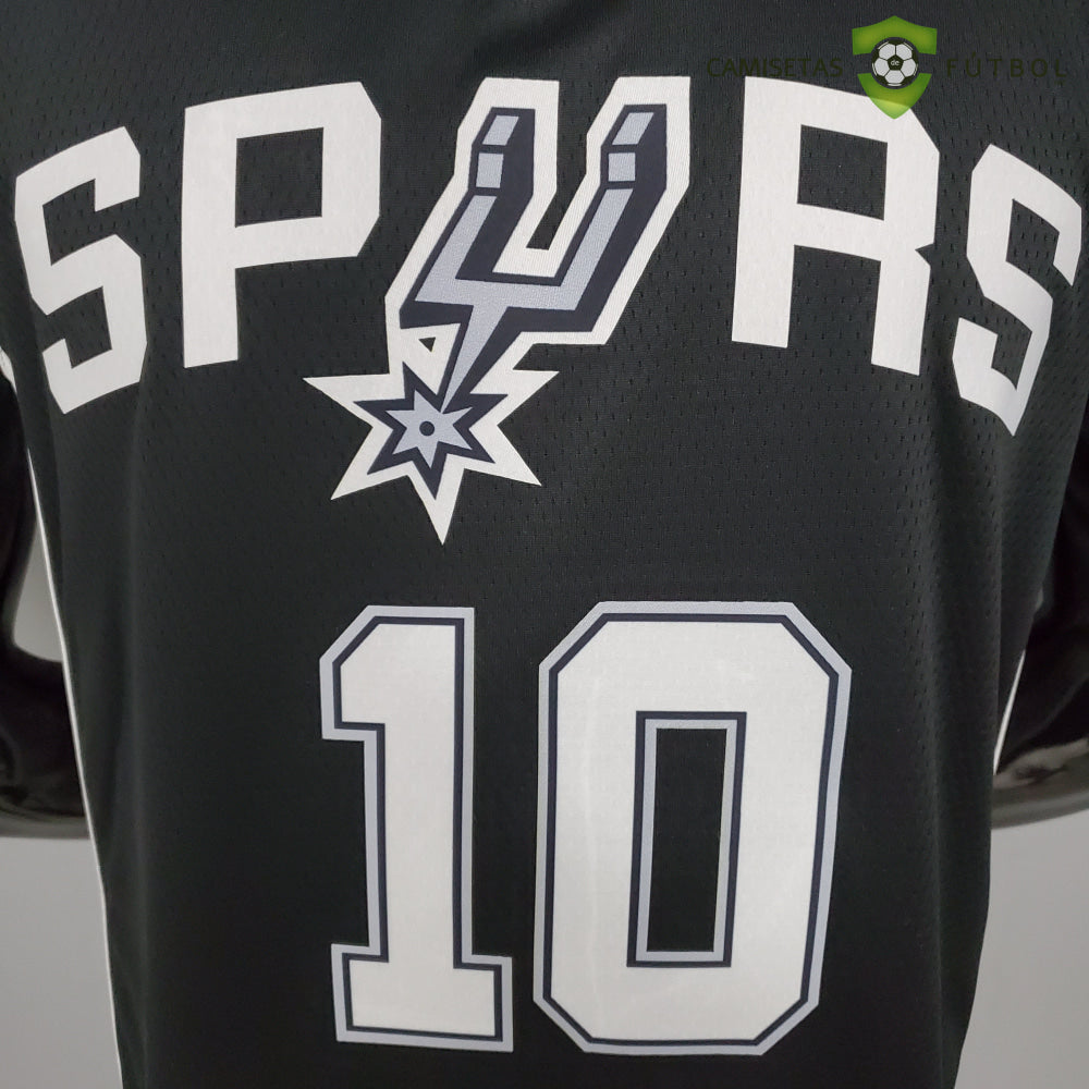 Camiseta San Antonio Spurs 21-22 - Demar Derozan 10 Negro Nba