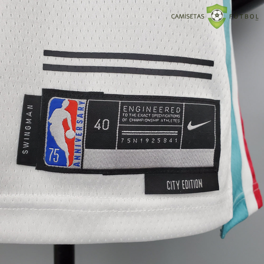 Camiseta San Antonio Spurs 21-22 - Kawhi Leonard 2 Blanco/Colores Nba