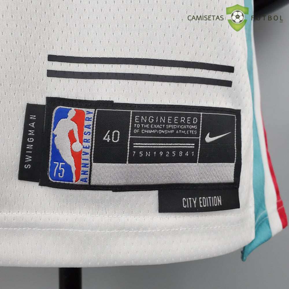 Camiseta San Antonio Spurs 21-22 - Kawhi Leonard 2 Blanco/Colores Nba
