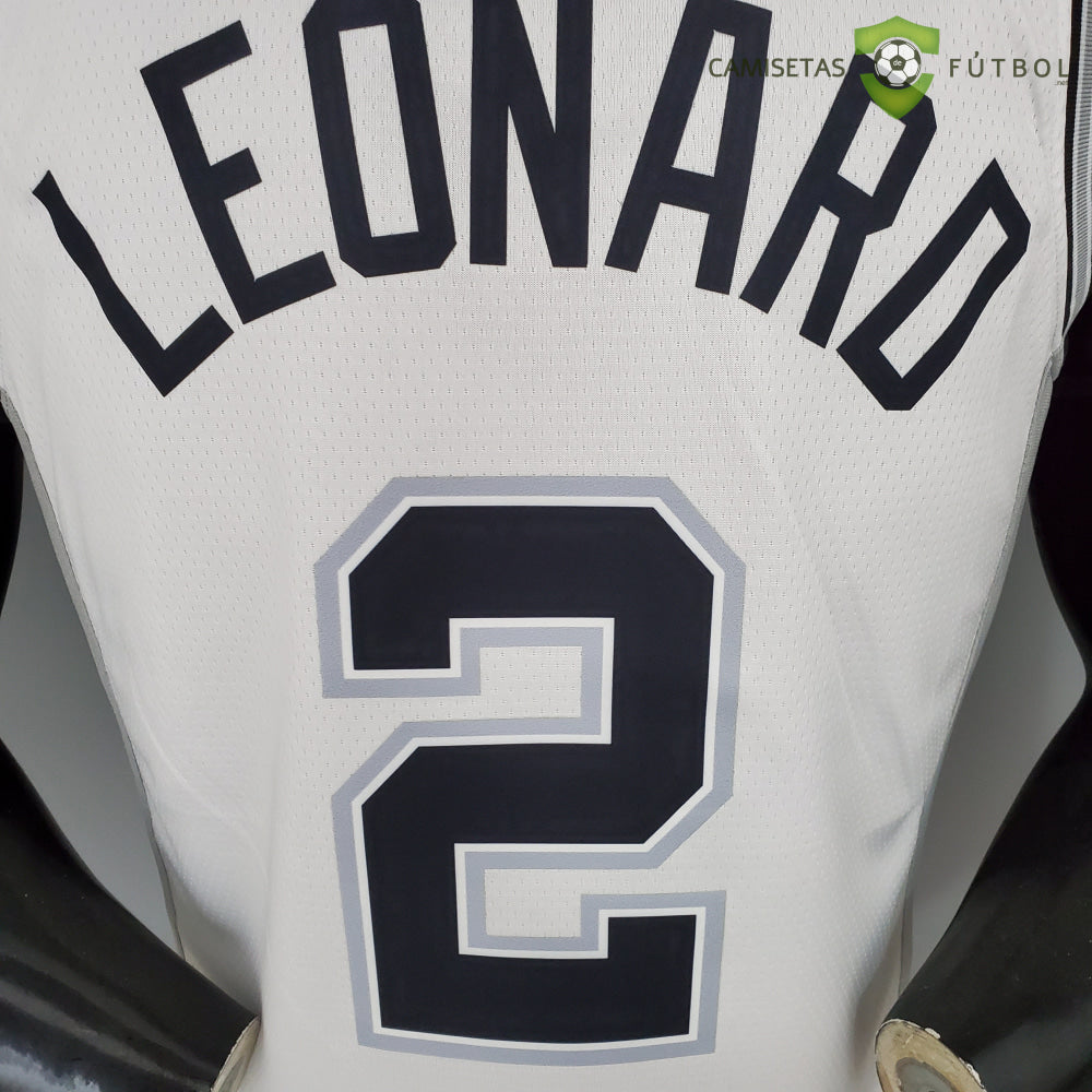 Camiseta San Antonio Spurs 21-22 - Kawhi Leonard 2 Blanco Nba