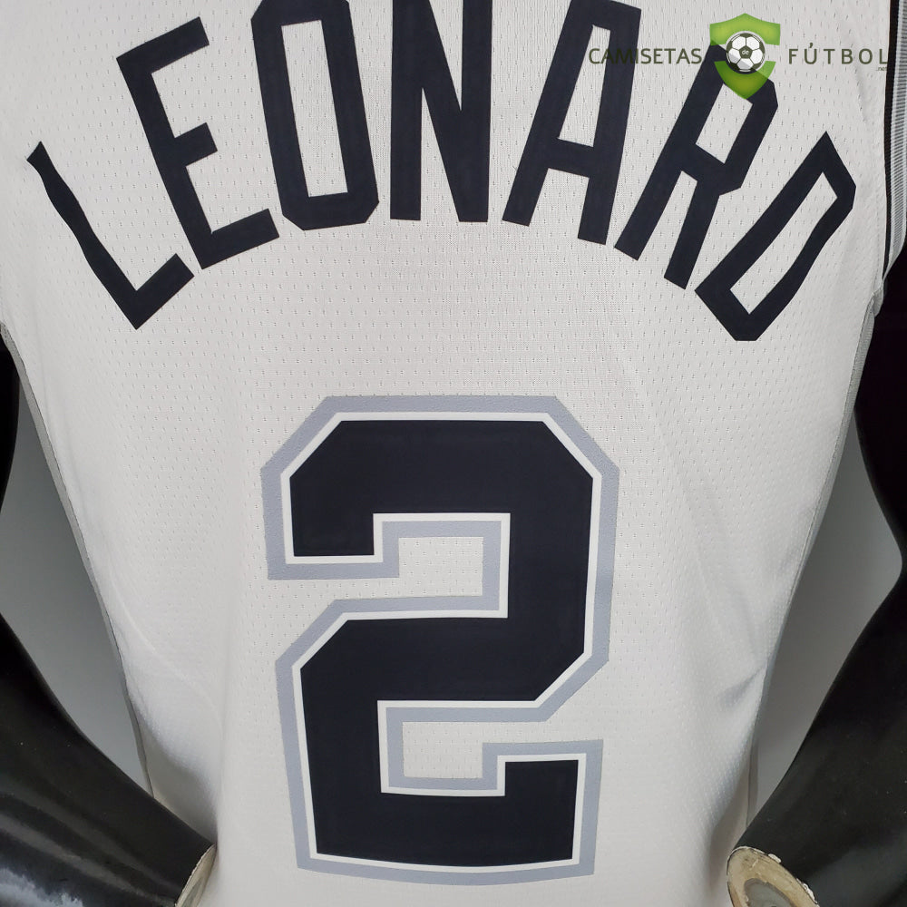 Camiseta San Antonio Spurs 21-22 - Kawhi Leonard 2 Blanco Nba