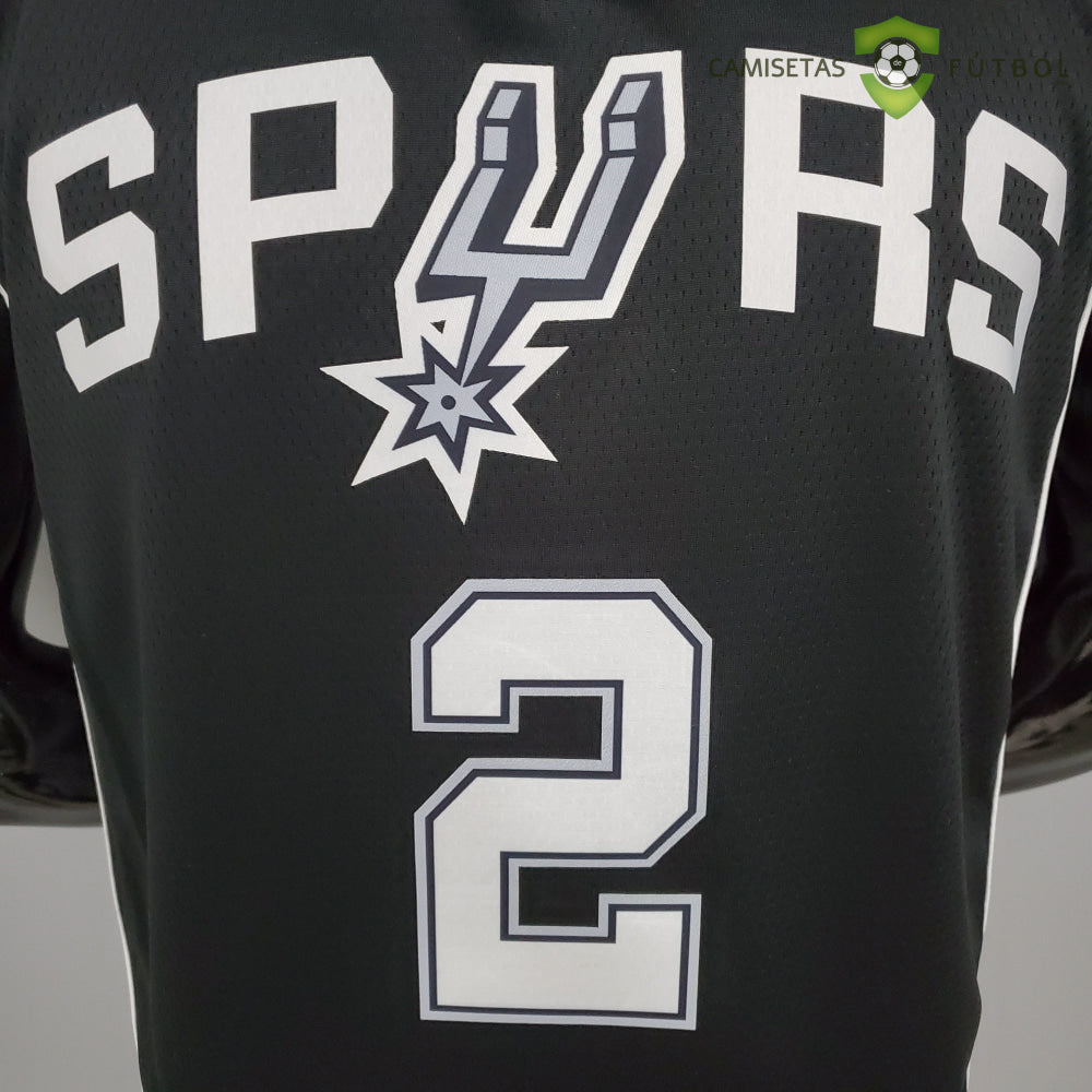 Camiseta San Antonio Spurs 21-22 - Kawhi Leonard 2 Negro Nba
