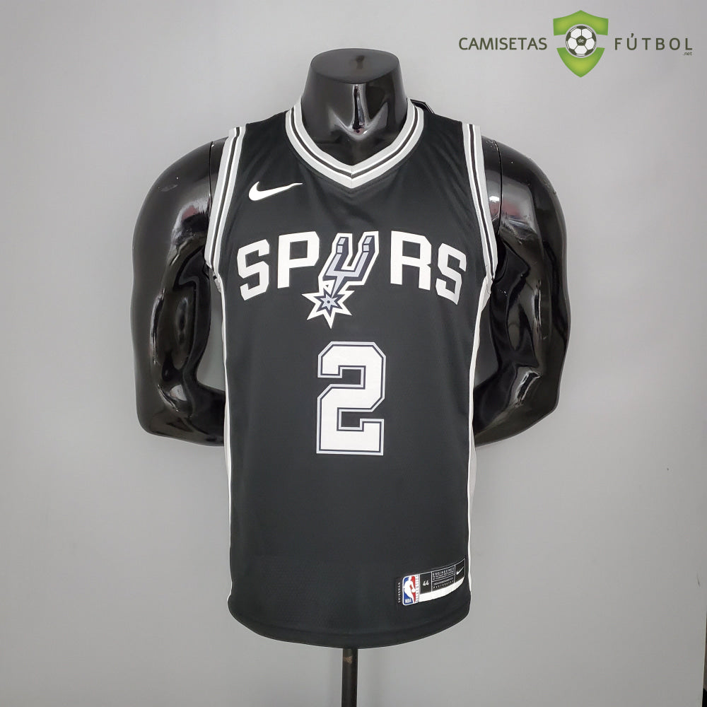 Camiseta San Antonio Spurs 21-22 - Kawhi Leonard 2 Negro Nba