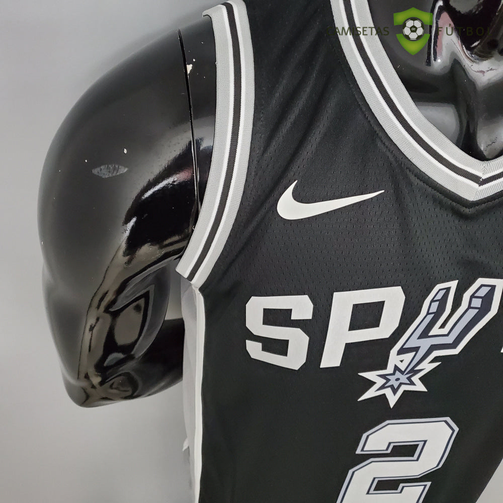 Camiseta San Antonio Spurs 21-22 - Kawhi Leonard 2 Negro Nba