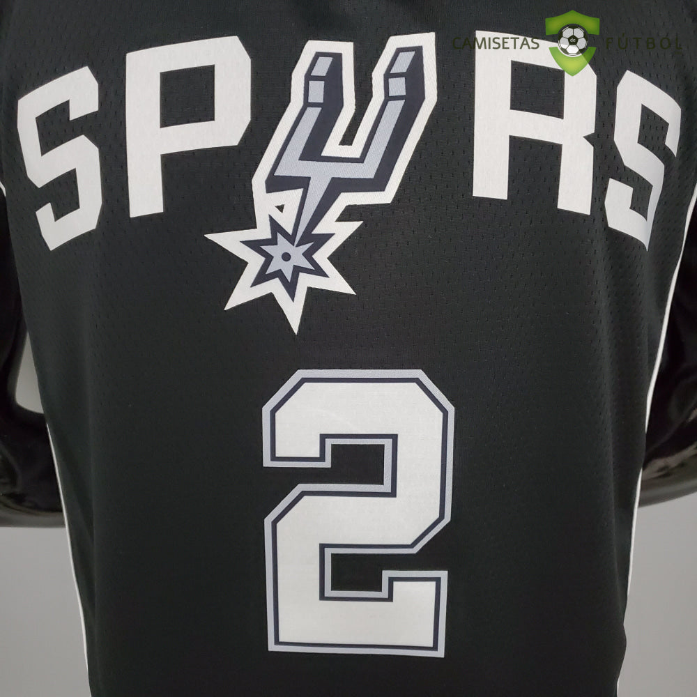Camiseta San Antonio Spurs 21-22 - Kawhi Leonard 2 Negro Nba