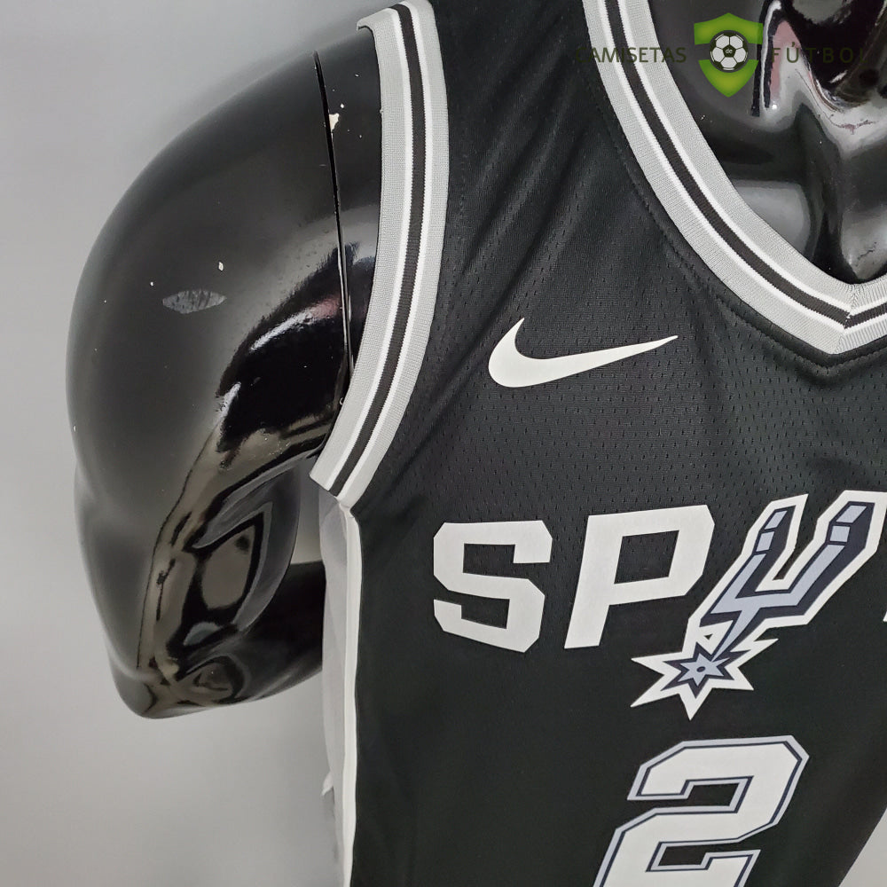 Camiseta San Antonio Spurs 21-22 - Kawhi Leonard 2 Negro Nba